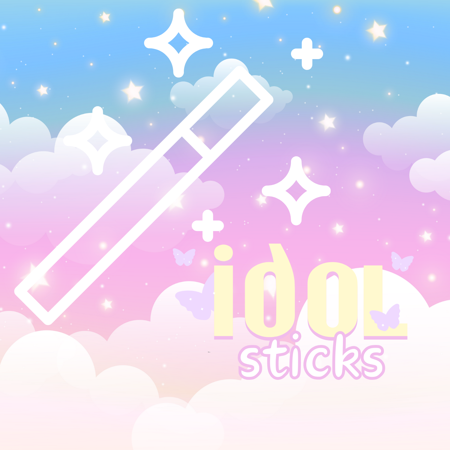 Merch: Foam Idol Sticks - Pink!