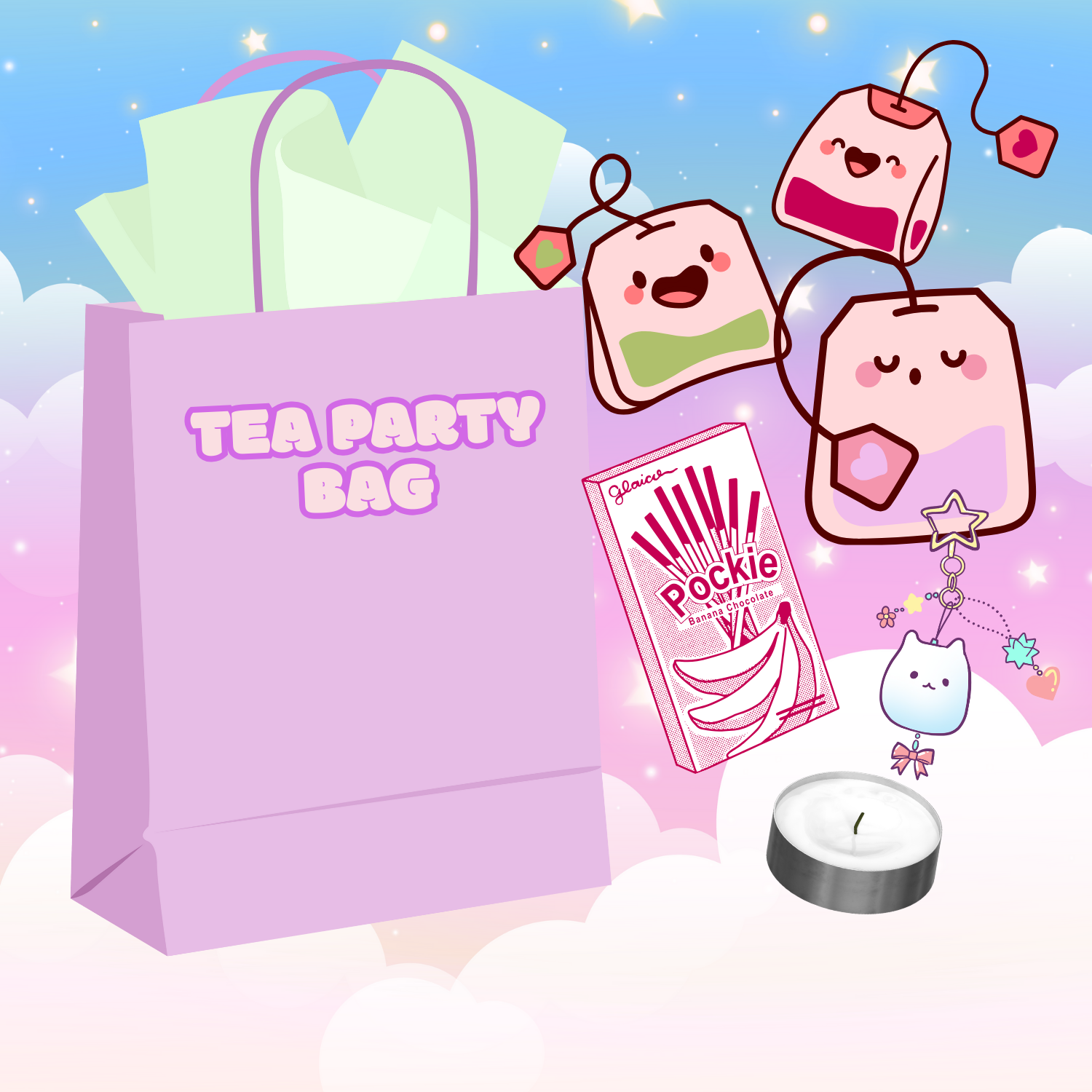 Seasonal Tea Party Bag