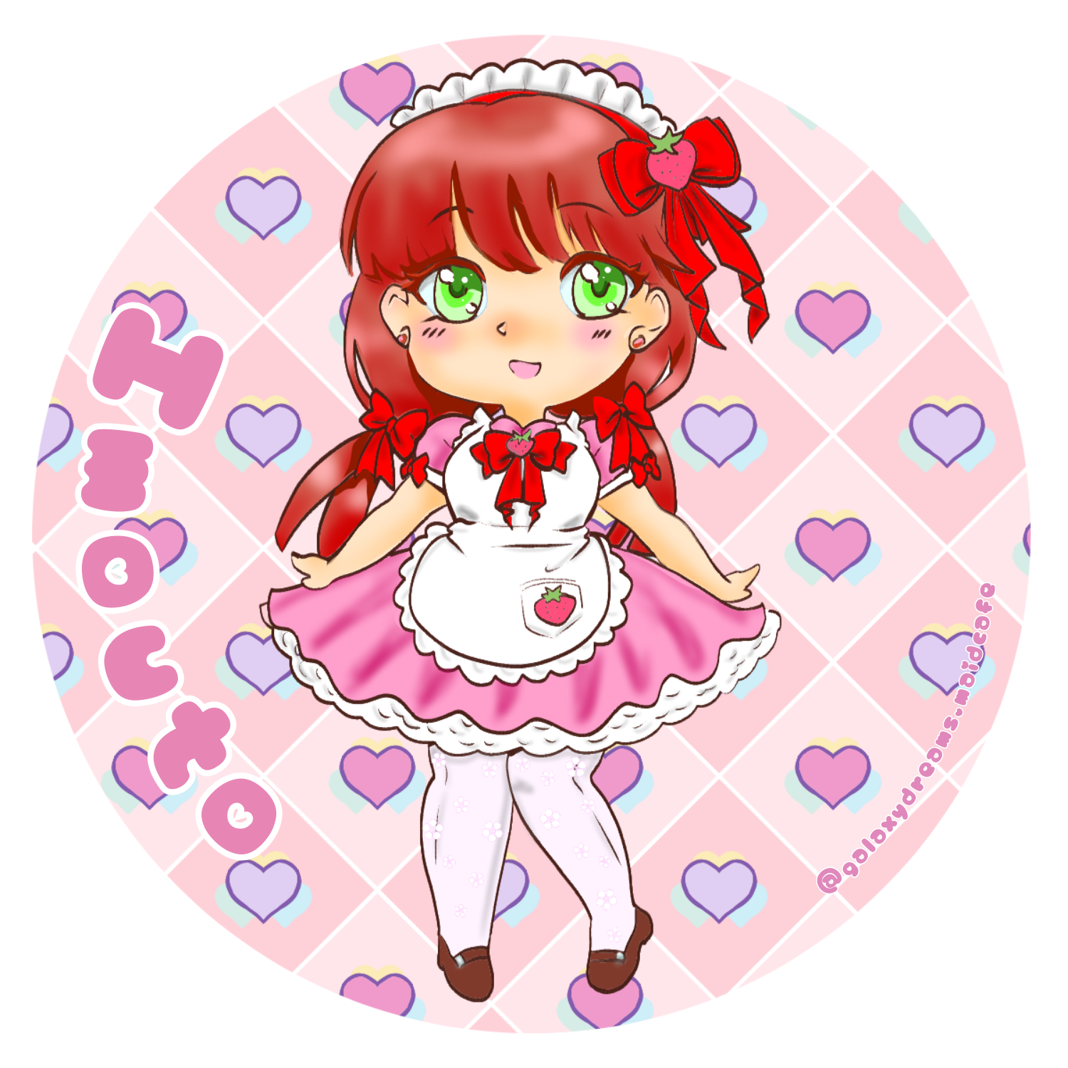 Maid Type Button Pins