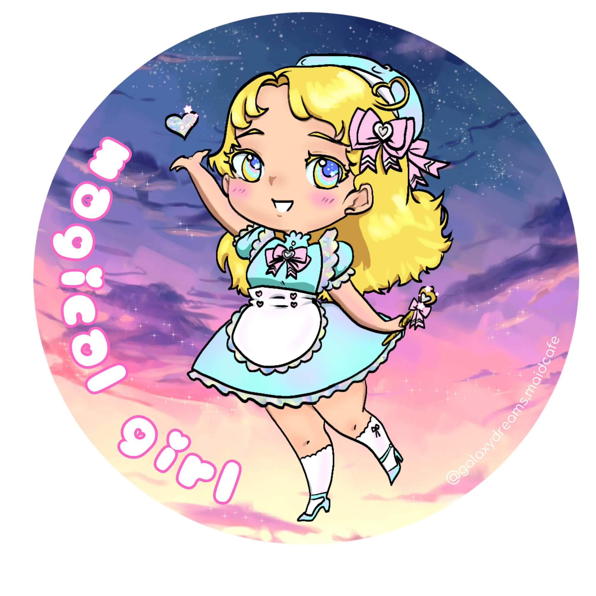 Maid Type Button Pins